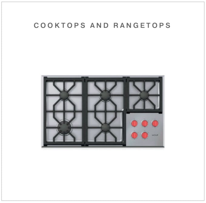 Sub-Zero & Wolf Cooktop Rangetop